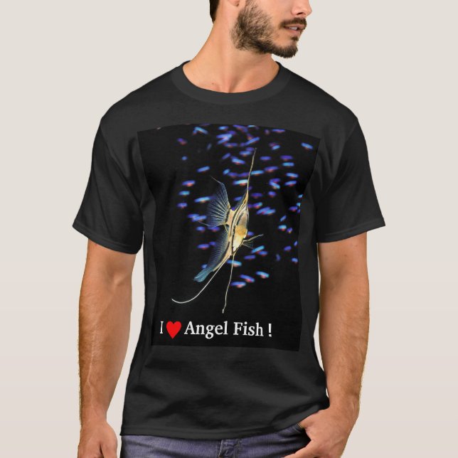 Freshwater Angel Fish T-shirt (Framsida)
