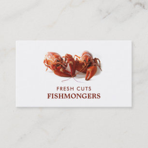 Freshwater Lobster, Fishmonger/Maka, Fiskmarknaden Visitkort