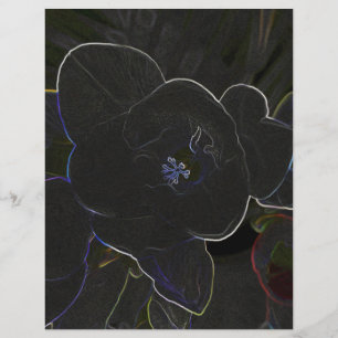 fresia blommor konturerade