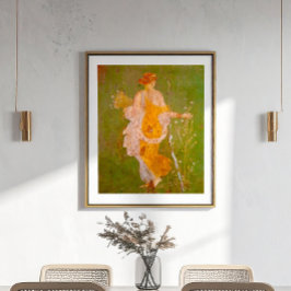 Fresk av Flora i Villa Arianna, Pompeji Poster