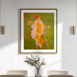 Fresk av Flora i Villa Arianna, Pompeji Poster