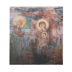 Fresker från 1300-talets serbiska kyrka, 2 anteckningsblock