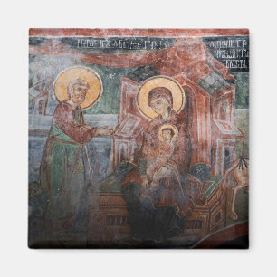 Fresker från 1300-talets serbiska kyrka, 2 magnet
