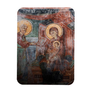 Fresker från 1300-talets serbiska kyrka, 2 magnet