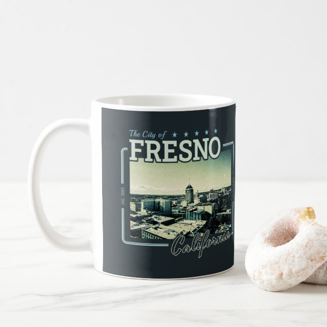 FRESNO CALIFORNIA - CITY OF FRESNO CA KAFFEMUGG (Med munk)