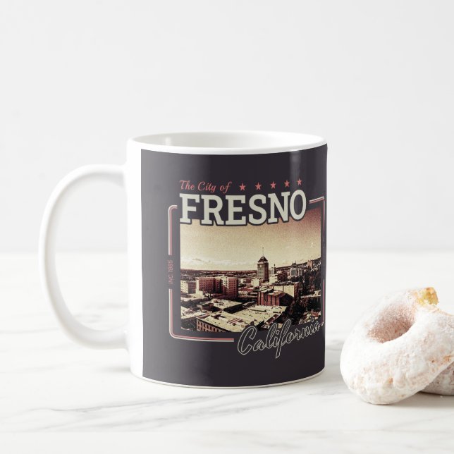 FRESNO CALIFORNIA - CITY OF FRESNO CA KAFFEMUGG (Med munk)