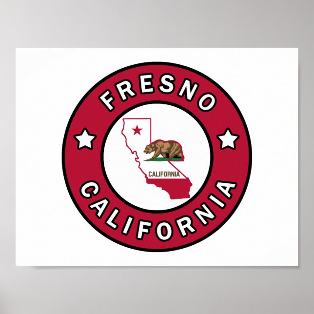 Fresno California Poster (Framsidan)
