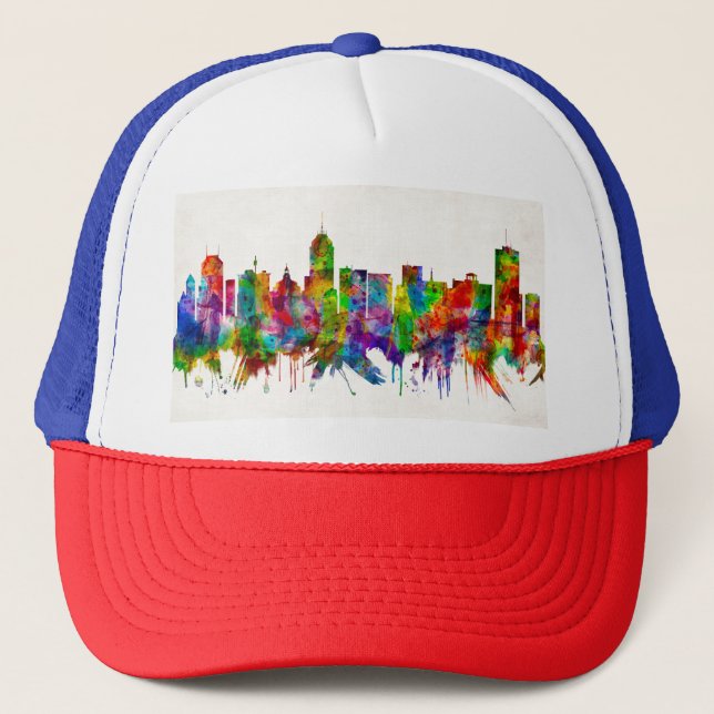 Fresno California Skyline Keps (Framsida)