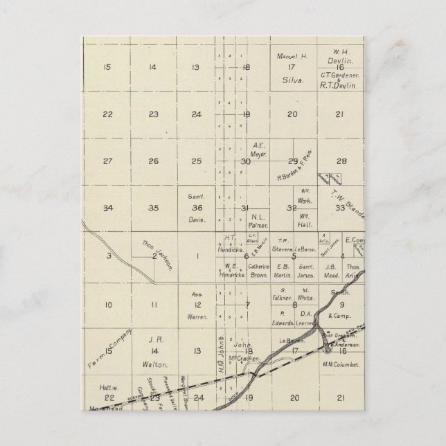 Fresno County, California 20 Vykort (Framsida)