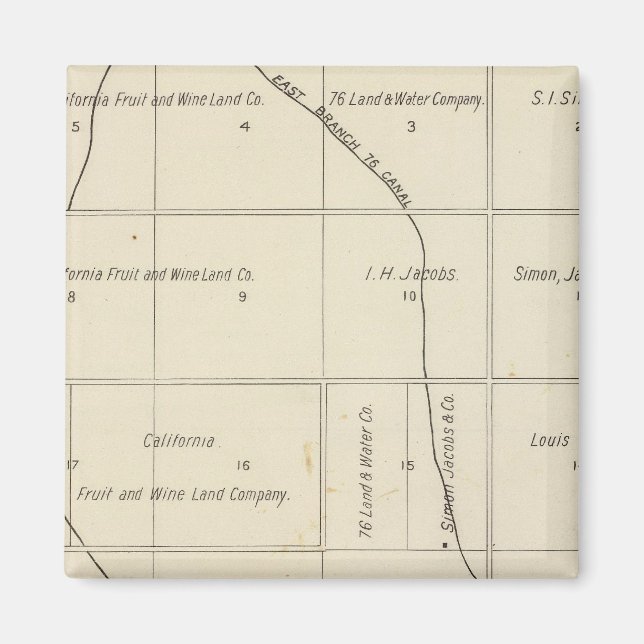 Fresno County, California 23 Magnet (Framsidan)