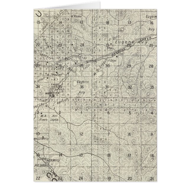 Fresno County, California 30 Hälsningskort (Framsidan)