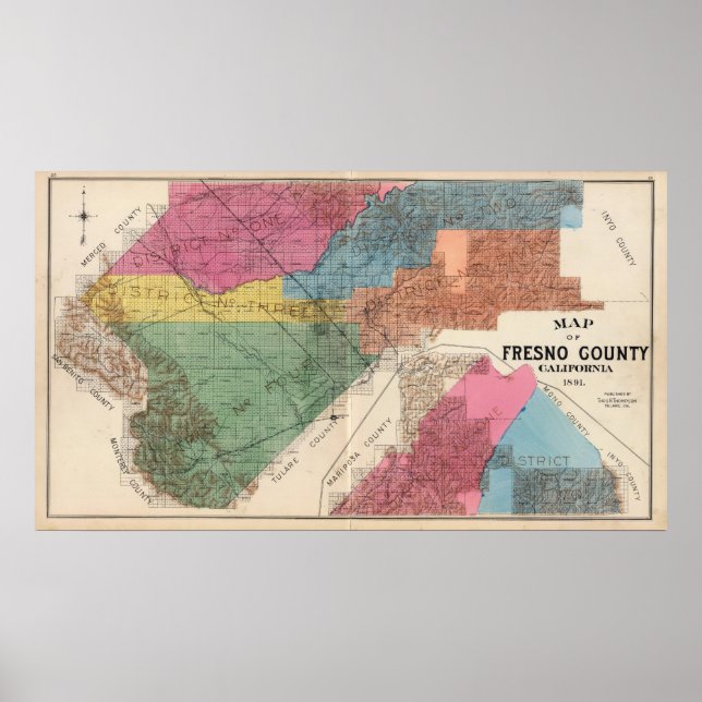 Fresno County, California 30 Poster (Framsidan)