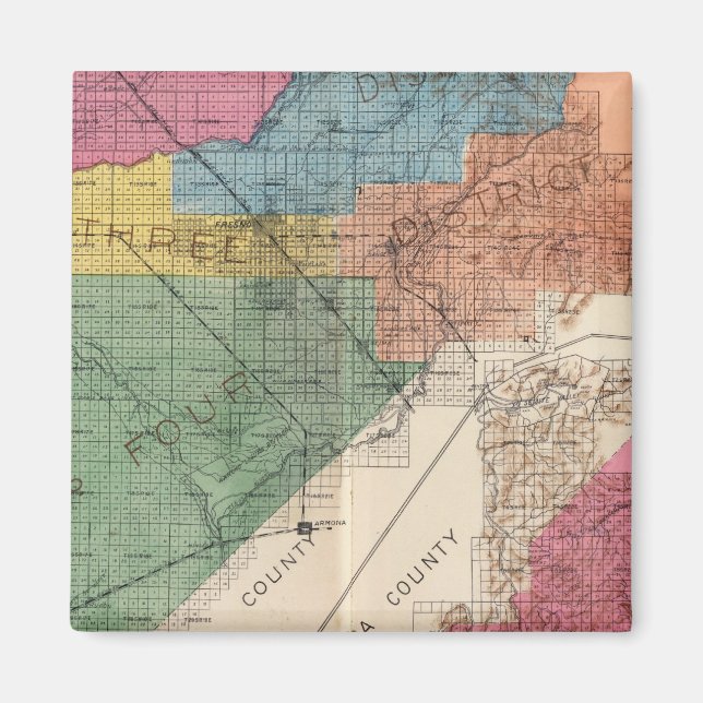 Fresno County, California 31 Magnet (Framsidan)