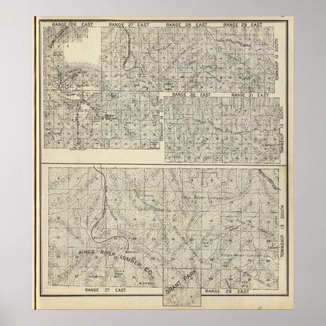 Fresno County, California 32 Poster (Framsidan)