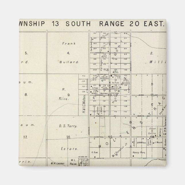 Fresno County, California 34 Magnet (Framsidan)