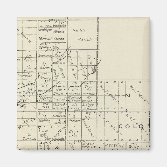Fresno County, California 35 Magnet (Framsidan)
