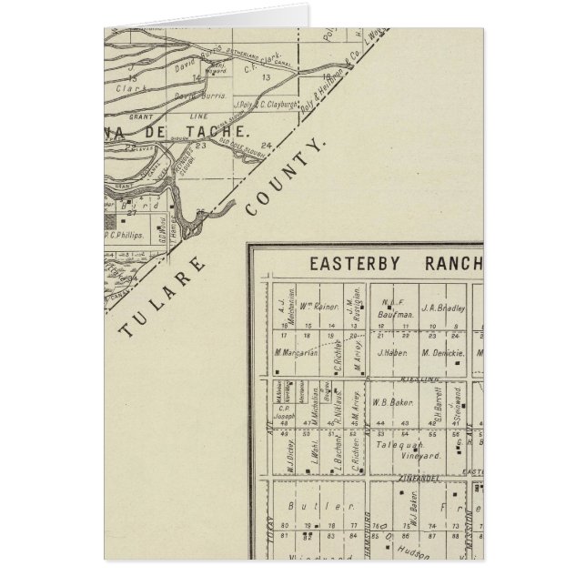 Fresno County, Kalifornien 11 Hälsningskort (Framsidan)