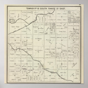 Fresno County, Kalifornien 12 Poster