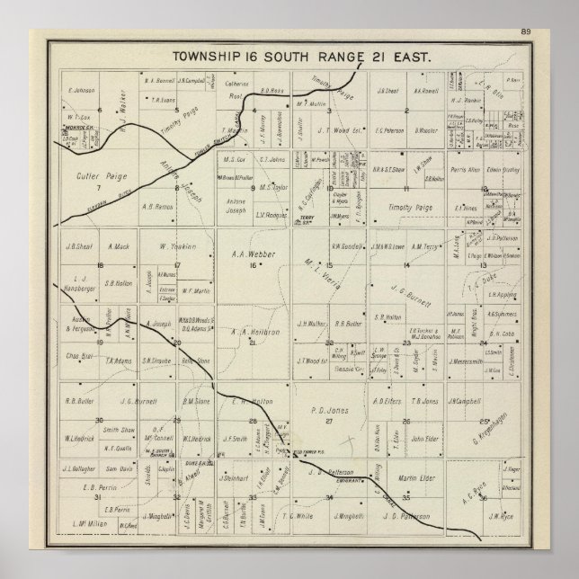 Fresno County, Kalifornien 12 Poster (Framsidan)