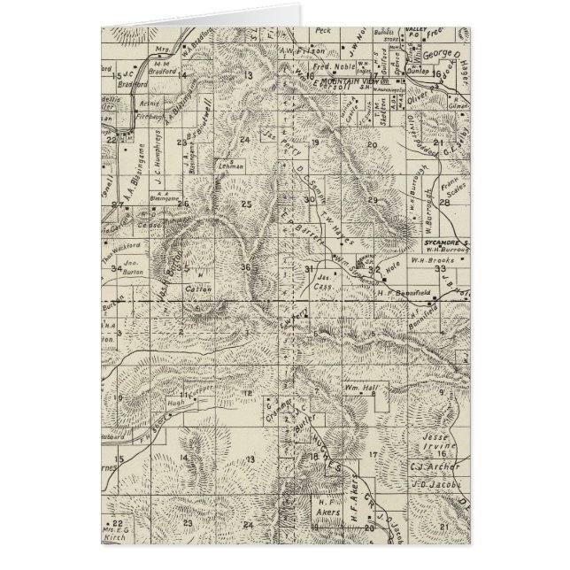 Fresno County, Kalifornien 13 Hälsningskort (Framsidan)