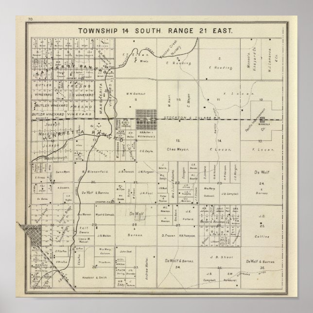 Fresno County, Kalifornien 13 Poster (Framsidan)