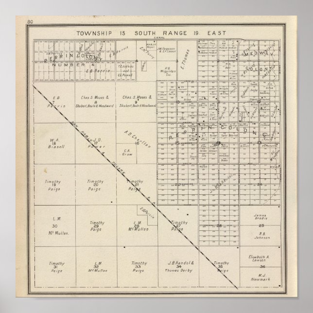 Fresno County, Kalifornien 14 Poster (Framsidan)