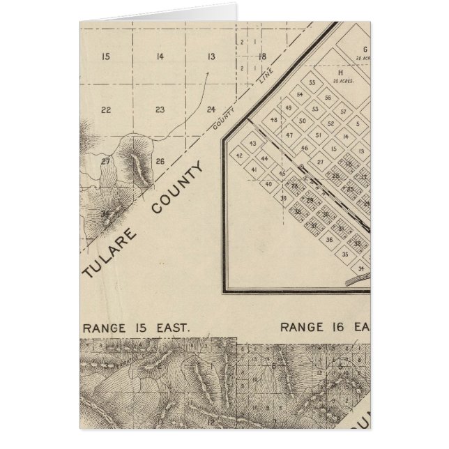 Fresno County, Kalifornien 15 Hälsningskort (Framsidan)