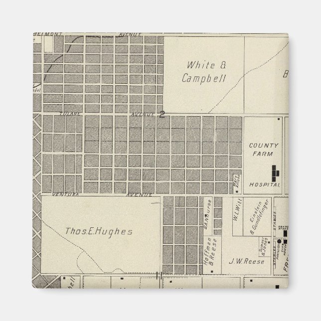 Fresno County, Kalifornien 18 Magnet (Framsidan)