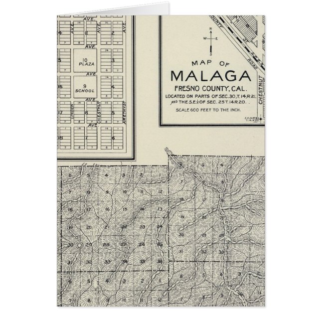 Fresno County, Kalifornien 22 Hälsningskort (Framsidan)