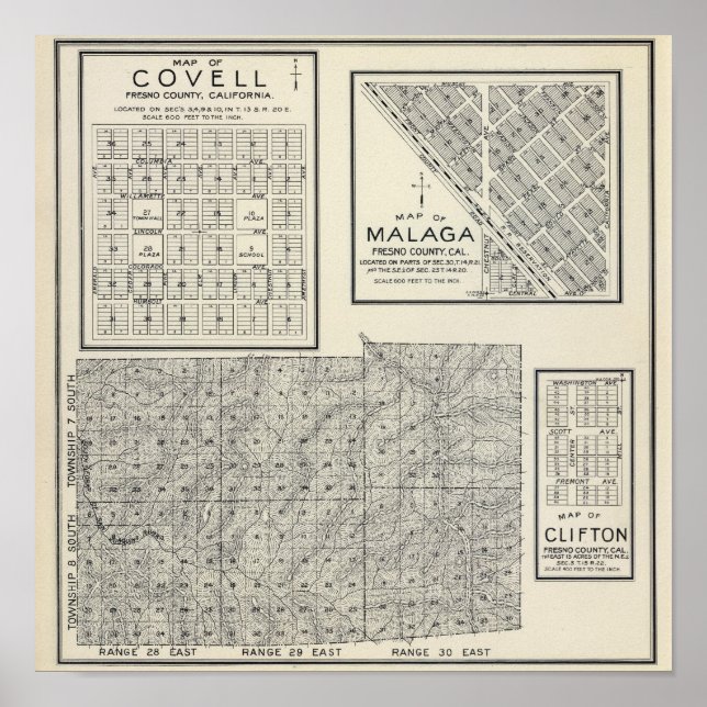 Fresno County, Kalifornien 22 Poster (Framsidan)