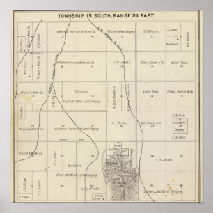 Fresno County Kalifornien 23 Poster