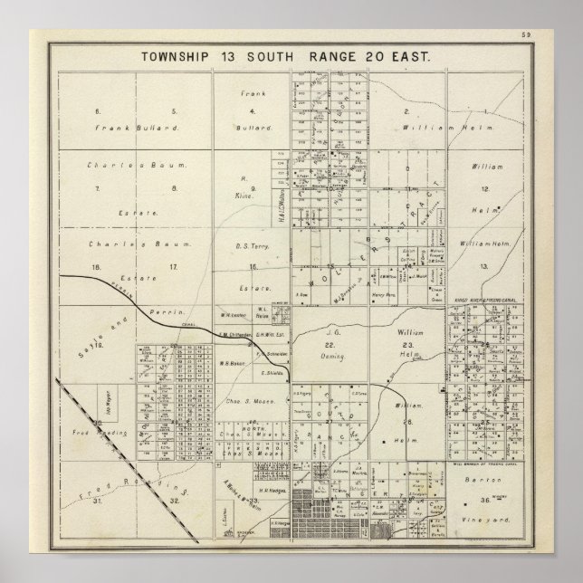 Fresno County, Kalifornien 24 Poster (Framsidan)