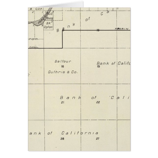 Fresno County, Kalifornien 25 Hälsningskort (Framsidan)