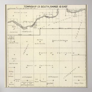 Fresno County Kalifornien 25 Poster