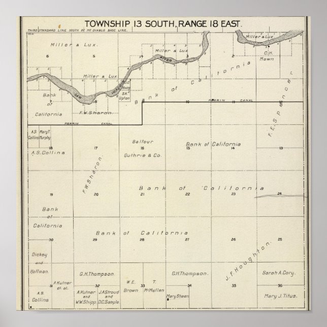 Fresno County, Kalifornien 25 Poster (Framsidan)