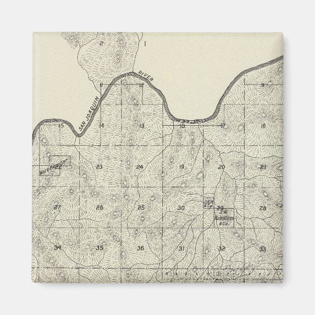 Fresno County, Kalifornien 28 Magnet (Framsidan)