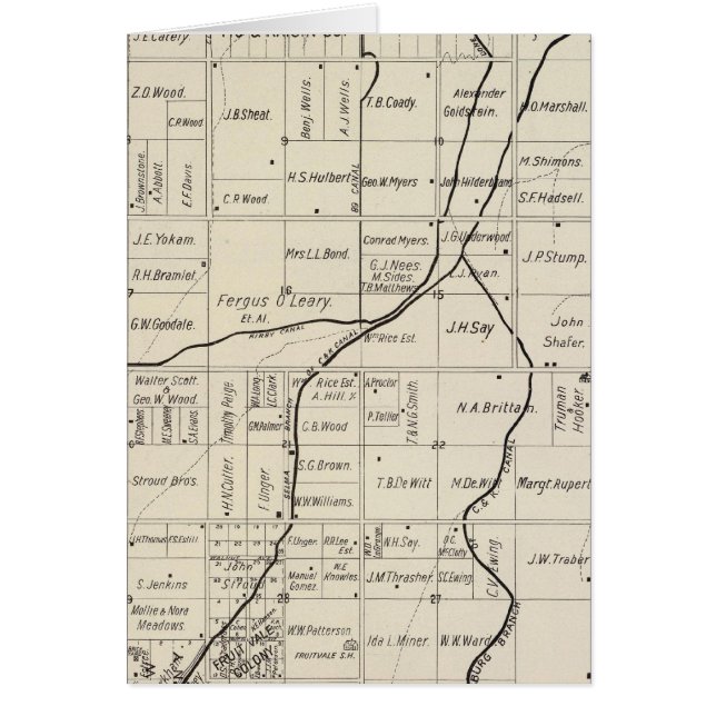 Fresno County, Kalifornien 2 Hälsningskort (Framsidan)