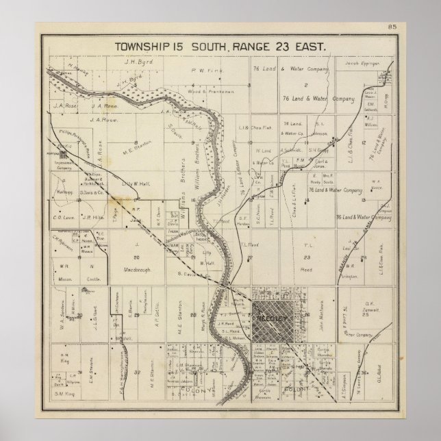 Fresno County, Kalifornien 2 Poster (Framsidan)