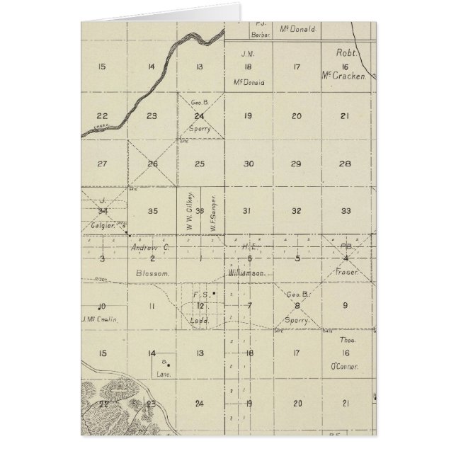 Fresno County, Kalifornien 5 Hälsningskort (Framsidan)
