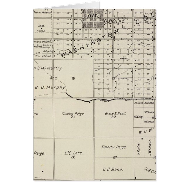 Fresno County, Kalifornien 6 Hälsningskort (Framsidan)