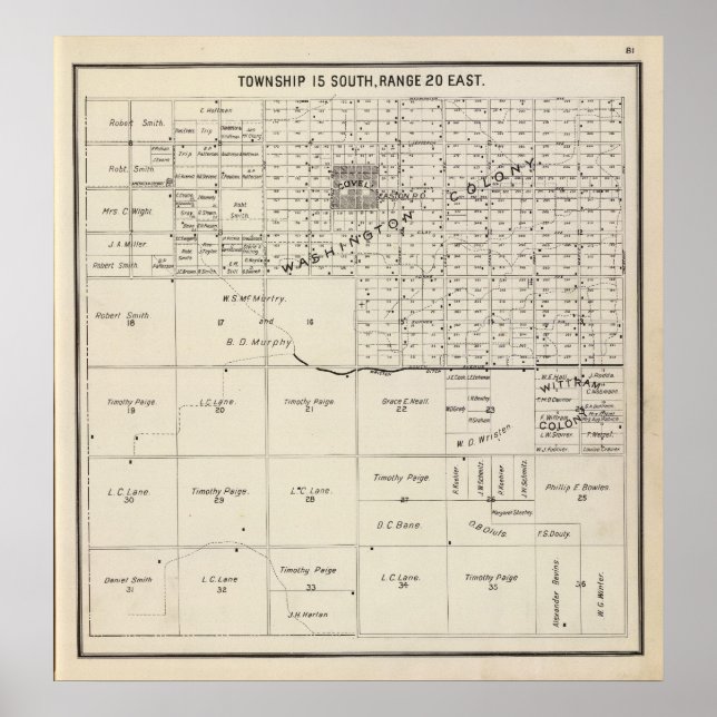 Fresno County, Kalifornien 6 Poster (Framsidan)