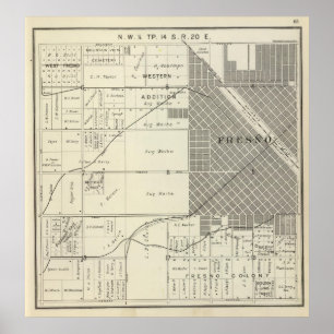 Fresno County Kalifornien 7 Poster