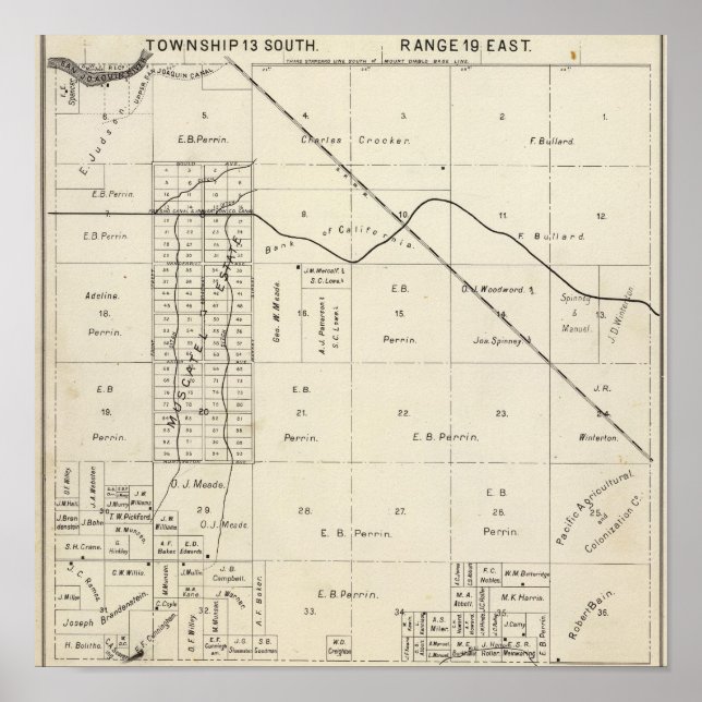 Fresno County, Kalifornien 7 Poster (Framsidan)