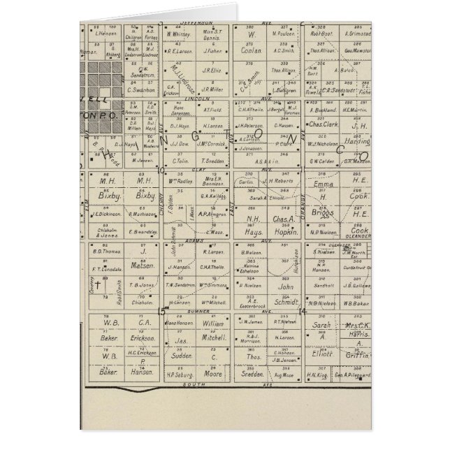 Fresno County, Kalifornien 8 Hälsningskort (Framsidan)