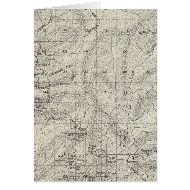 Fresno County, Kalifornien 9 Hälsningskort (Framsidan)