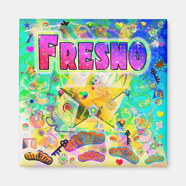Fresno Epok Timme Magnet (Framsidan)