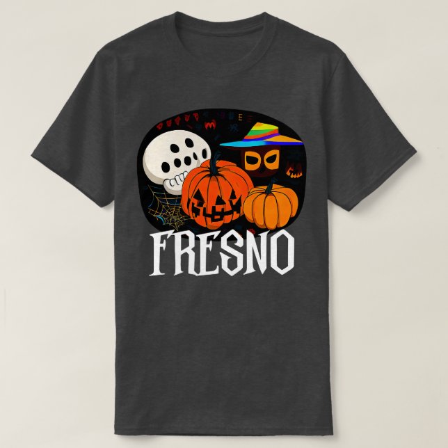 Fresno Halloween T Shirt (Design framsida)