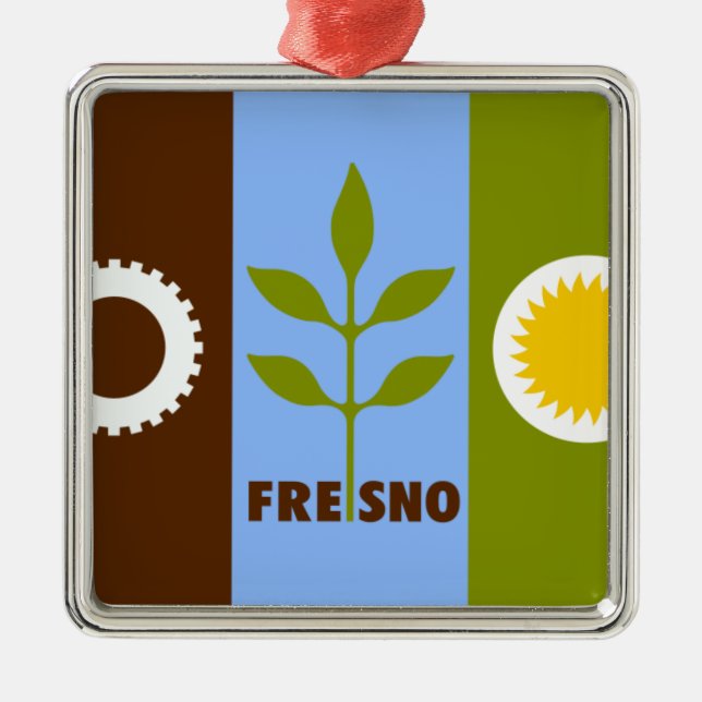 Fresno Kalifornien Ornament (Framsidan)