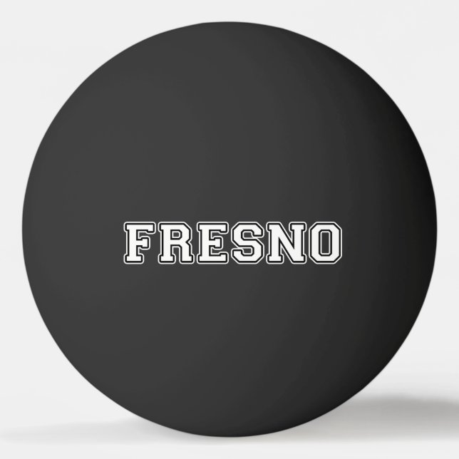 Fresno Kalifornien Pingisboll (Framsidan)