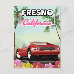 Fresno Kalifornien resaffisch Vykort